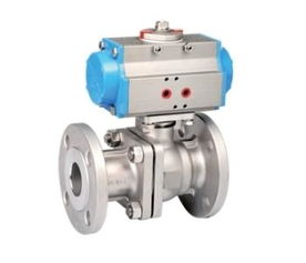 氣動球閥 氣動法蘭浮動球閥 法蘭球閥 氣動法蘭球閥 價格 谷瀑環保